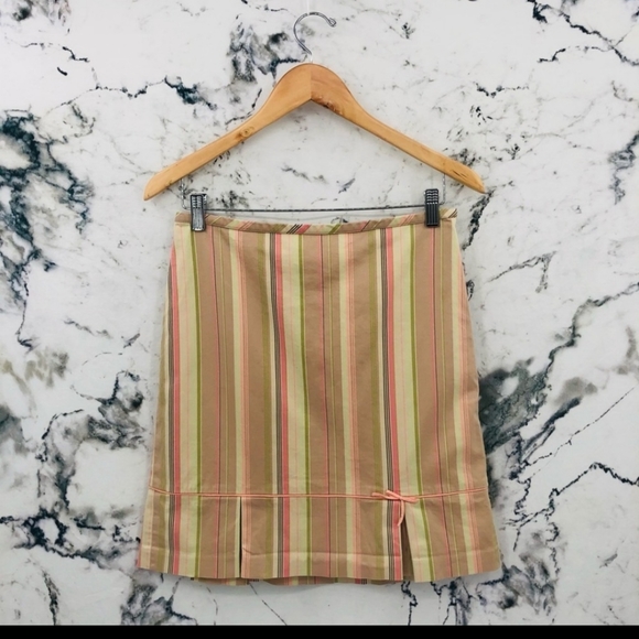 Ann Taylor LOFT Striped A-Line Skirt - Picture 4 of 4